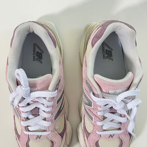 New Balance 9060 Sneaker in Rose Sugar, Angora, & Ice Wine - Picture 4 of 10